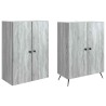 Ensemble de Meubles 2 pcs Sonoma gris Bois d'ingénierie 615426615426