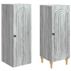 Ensemble de Meubles 2 pcs Sonoma gris Bois d'ingénierie 615427615427