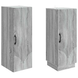 Ensemble de Meubles 2 pcs Sonoma gris Bois d'ingénierie 615429615429
