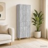 Ensemble de Meubles 2 pcs Sonoma gris Bois d'ingénierie 615430615430