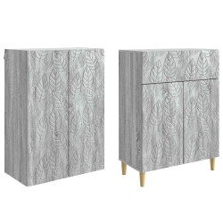 Ensemble de Meubles 2 pcs Sonoma gris Bois d'ingénierie 615430615430