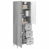 Ensemble de Meubles 2 pcs Sonoma gris Bois d'ingénierie 615431615431