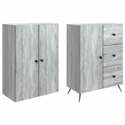 Ensemble de Meubles 2 pcs Sonoma gris Bois d'ingénierie 615431615431