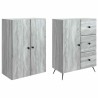Ensemble de Meubles 2 pcs Sonoma gris Bois d'ingénierie 615431615431