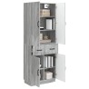 Ensemble de Meubles 2 pcs Sonoma gris Bois d'ingénierie 615432615432