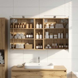 Ensemble de Meubles de Salle de Bain 3 pc 120 x 14,5 x 70 cm 615433615433