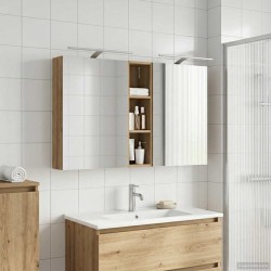 Ensemble de Meubles de Salle de Bain 3 pc 120 x 14,5 x 70 cm 615433615433