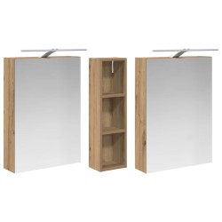 Ensemble de Meubles de Salle de Bain 3 pc 120 x 14,5 x 70 cm 615433615433