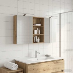 Ensemble de Meubles de Salle de Bain 3 pc 140 x 14,5 x 70 cm 615434615434
