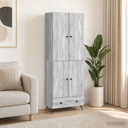 Ensemble de Meubles 2 pcs Sonoma gris Bois d'ingénierie 615435615435