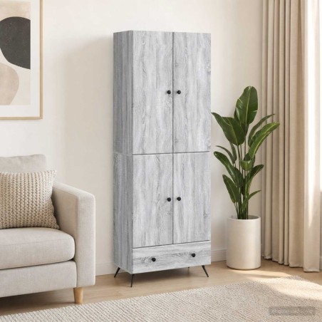 Ensemble de Meubles 2 pcs Sonoma gris Bois d'ingénierie 615435615435