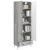 Ensemble de Meubles 2 pcs Sonoma gris Bois d'ingénierie 615435615435