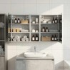 Ensemble de Meubles de Salle de Bain 3 pcs 100 x 10,5 x 60,5 cm 615436615436