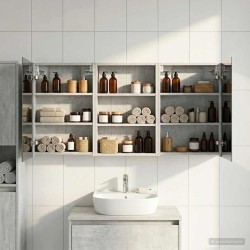 Ensemble de Meubles de Salle de Bain 3 pcs 120 x 10,5 x 60,5 cm 615438615438