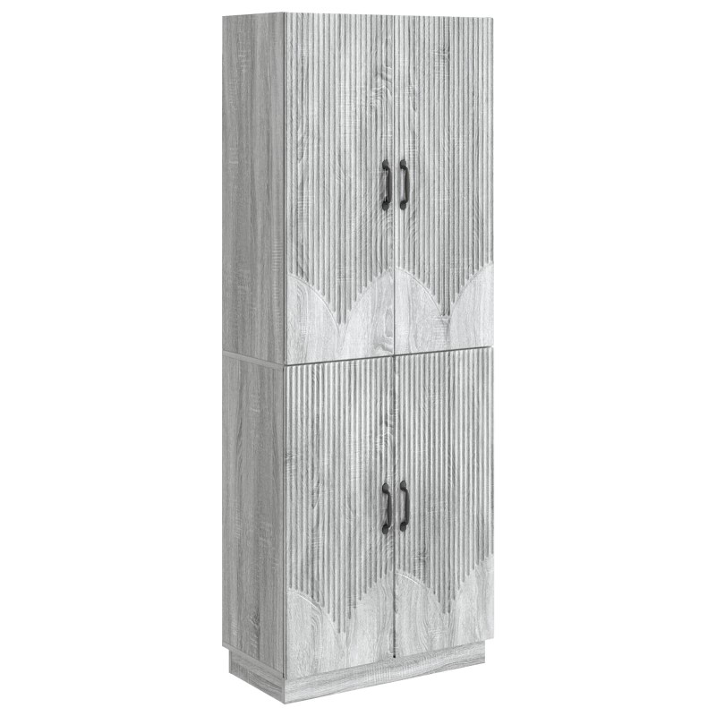 Ensemble de Meubles 2 pcs Sonoma gris Bois d'ingénierie 615441615441