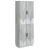 Ensemble de Meubles 2 pcs Sonoma gris Bois d'ingénierie 615441615441