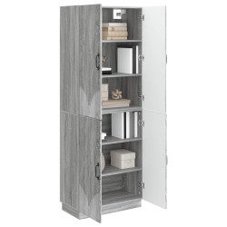 Ensemble de Meubles 2 pcs Sonoma gris Bois d'ingénierie 615441615441