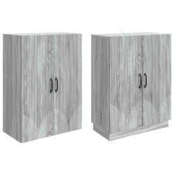 Ensemble de Meubles 2 pcs Sonoma gris Bois d'ingénierie 615441615441
