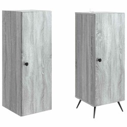 Ensemble de Meubles 2 pcs Sonoma gris Bois d'ingénierie 615442615442