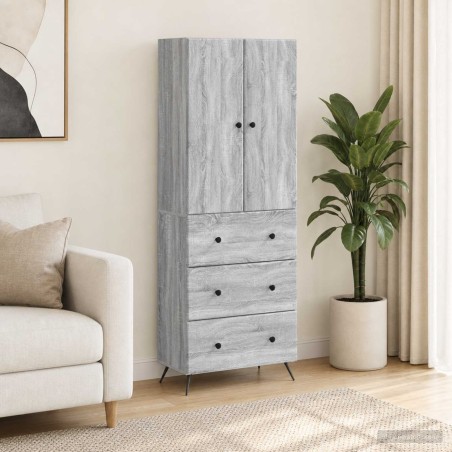 Ensemble de Meubles 2 pcs Sonoma gris 66 x 34,5 x 90 cm 615444615444