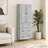 Ensemble de Meubles 2 pcs Sonoma gris 66 x 34,5 x 90 cm 615444615444