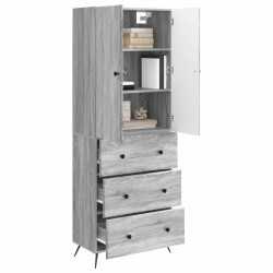 Ensemble de Meubles 2 pcs Sonoma gris 66 x 34,5 x 90 cm 615444615444