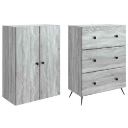 Ensemble de Meubles 2 pcs Sonoma gris 66 x 34,5 x 90 cm 615444615444