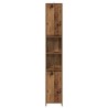 Armoire salle de bain vieux bois 30x30x183,5 cm bois ingénierie 615445615445