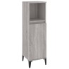 Armoire salle de bain sonoma gris 30x30x100 cm 615461615461