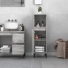 Armoire salle de bain sonoma gris 30x30x100 cm 615461615461