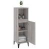 Armoire salle de bain sonoma gris 30x30x100 cm 615461615461