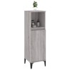 Armoire salle de bain sonoma gris 30x30x100 cm 615461615461