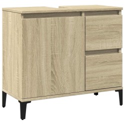 Armoire salle de bain chêne sonoma 65x33x60 cm 615462615462