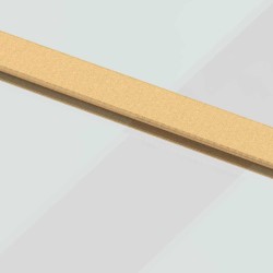 Porte coulissante doré 90x205 cm verre ESG clair et aluminium 615464615464