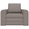 Canapé-Lit Taupe 98 x 71 x 83 cm tissu 615465615465