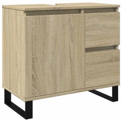 Armoire salle de bain chêne sonoma 65x33x60 cm 615466615466