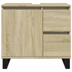 Armoire salle de bain chêne sonoma 65x33x60 cm 615466615466