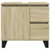Armoire salle de bain chêne sonoma 65x33x60 cm 615466615466