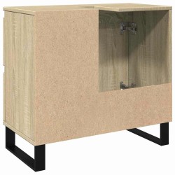 Armoire salle de bain chêne sonoma 65x33x60 cm 615466615466