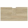 Armoire salle de bain chêne sonoma 65x33x60 cm 615466615466