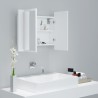 Armoire salle de bain à miroir LED Blanc 60x12x45 cm Acrylique 615468615468