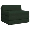Canapé-lit pliable Vert foncé 200 x 70 x 10 cm Tissu 615469615469