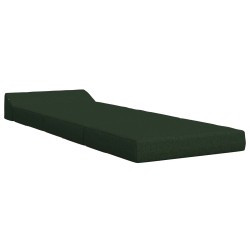 Canapé-lit pliable Vert foncé 200 x 70 x 10 cm Tissu 615469615469