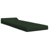 Canapé-lit pliable Vert foncé 200 x 70 x 10 cm Tissu 615469615469