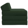 Canapé-lit pliable Vert foncé 200 x 70 x 10 cm Tissu 615469615469
