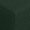 Canapé-lit pliable Vert foncé 200 x 70 x 10 cm Tissu 615469615469