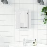 Armoire salle de bain à miroir LED Blanc 40x12x45 cm Acrylique 615470615470