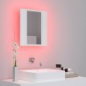 Armoire salle de bain à miroir LED Blanc 40x12x45 cm Acrylique 615470615470