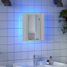 Armoire salle de bain à miroir LED Blanc 40x12x45 cm Acrylique 615470615470