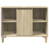 Armoire salle de bain chêne sonoma 80x33x60cm bois d'ingénierie 615472615472